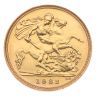 1982 Elizabeth II Decimal Portrait UK Half Sovereign Coin