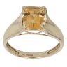 9ct Yellow Gold Citrine Single Stone Ring