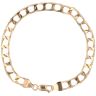 9ct Yellow Gold Curb Bracelet 8.5"