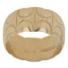 18ct Yellow Gold Patterned Wedding Band 9mm