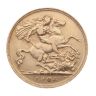 1908 Edward VII Large Head UK Half Sovereign Coin