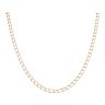 9ct Yellow Gold Square Link Curb Chain 22"