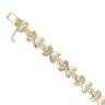 9ct Yellow Gold Fancy Bracelet 7.5"