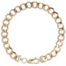 9ct Yellow Gold Curb Bracelet 8"