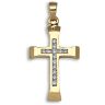 9ct Yellow Gold 0.25ct Diamond Cross
