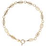 9ct Yellow Gold Fancy Bracelet 7"