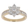 18ct Yellow Gold 1.00ct Brilliant Cut Diamond Cluster Ring