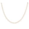 9ct Yellow Gold Square Curb Chain 20"