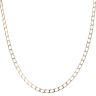 9ct Yellow Gold Square Curb Chain 18"