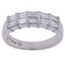 18ct White Gold 1.00ct Baguette Cut Diamond Fancy Ring