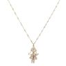 9ct Yellow Gold Multi Gemstone Ragdoll Pendant and Chain 20"