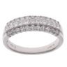 18ct White Gold 1.00ct Brilliant Cut Diamond Cluster Ring