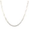 9ct Yellow Gold Square Curb Chain 18"
