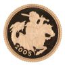 2005 Elizabeth II Fourth Portrait UK Half Sovereign Coin