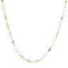 14ct Yellow Gold Greek Key Fancy Chain 22"