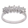 14ct White Gold 1.25ct Brilliant Cut Diamond Five Stone Ring