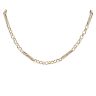 14ct Yellow Gold Belcher And Bar 24" Chain