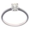 18ct White Gold 0.50ct Brilliant Cut Diamond Solitaire Ring