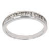 9ct White Gold 0.50ct Brilliant And Baguette Cut Diamond Fancy Ring