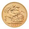 1897 Victoria Old Head Australia Full Sovereign Coin