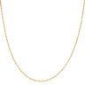 22ct Yellow Gold Diamond Cut Knitted Bead Chain 18"