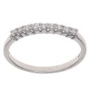 Platinum 0.25ct Brilliant Cut Diamond Half Eternity Ring