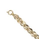 14ct Yellow Gold Fancy 8" Bracelet