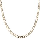 9ct Yellow Gold Figaro Chain 20"
