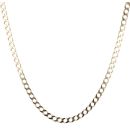 9ct Yellow Gold Curb Chain 22"
