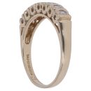 9ct Yellow Gold 0.25ct Brilliant Cut Diamond Half Eternity Ring