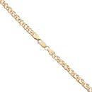 9ct Yellow Gold Double Curb Chain 24"
