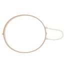 9ct Yellow and Rose Gold Patterned Clogau Bangle