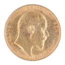 1902 Edward VII Large Head UK Half Sovereign Coin