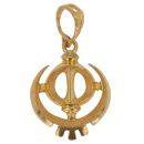 22ct Yellow Gold Khanda Pendant