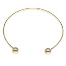 9ct Yellow Gold Plain Torque Bangle