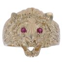 9ct Yellow Gold Lion Fancy Ring