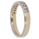 9ct Yellow Gold 0.50ct Brilliant Cut Diamond Half Eternity Ring