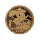 2008 Elizabeth II Fourth Portrait UK Half Sovereign Coin Proof Boxed
