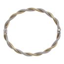 9ct Yellow and White Gold Twist Fancy Ring