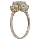 9ct Yellow Gold Opal Three Stone Ring