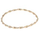 9ct Yellow Gold Twist Bangle