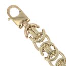 9ct Yellow Gold Byzantine Bracelet 9"
