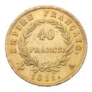 1811 Napoleon Laurete Head 40 Francs France Coin Boxed