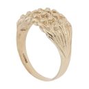 9ct Yellow Gold Four Row Keeper Ring
