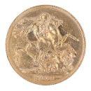 1905 Edward VII Large Head Australia Full Sovereign Coin