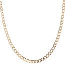 9ct Yellow Gold Curb Chain 20"