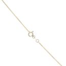 14ct Yellow Gold Child's Cubic Zirconia Cross Pendant & Chain