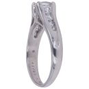 18ct White Gold 1.01ct Millennium and Brilliant Cut Solitaire Ring