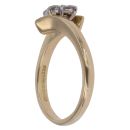 18ct Yellow Gold 0.45ct Brilliant Cut Diamond Cluster Ring