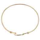 9ct Yellow Gold Square Hinged Bangle